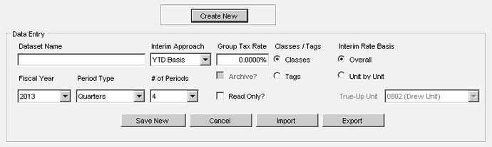 create dataset interim