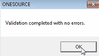 Excel add in validatation no error