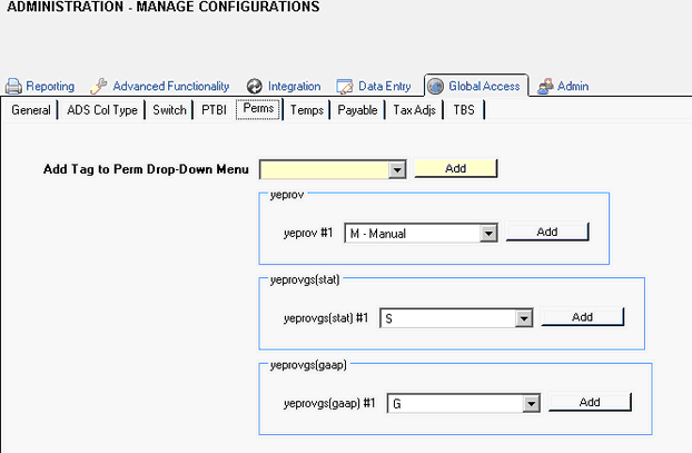 manage configurations global access perms2