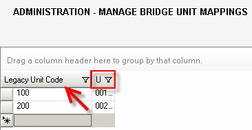 Manage Unit Mapping