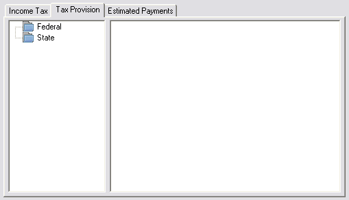 tax provision new mapping screen 9.0