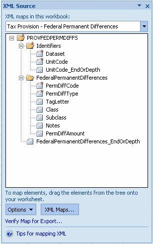 XML Source Pane 9.0