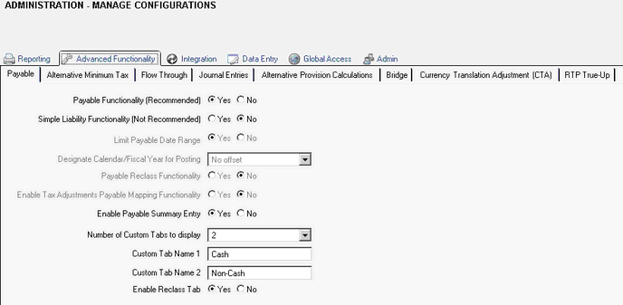 admin_manage configurations_advanced functionality tab