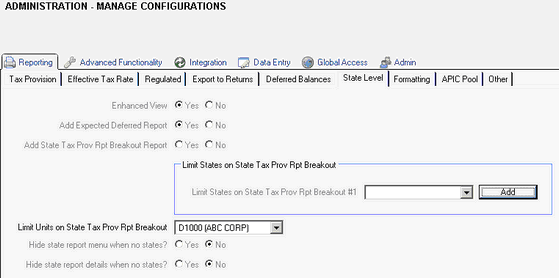 admin_manage configurations_tax provision tab