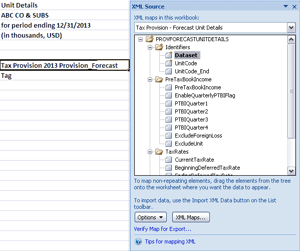 excel add in Dataset Name_forecast spreadsheet ex 8.2.14