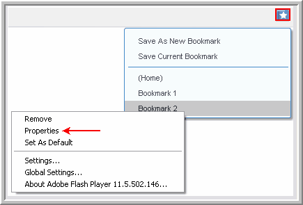 2014.0 analysis modify bookmark properties