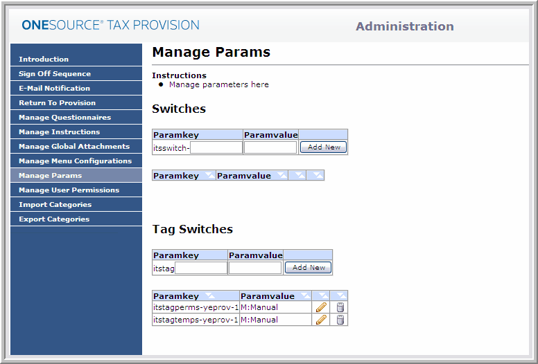 2014.0 manage params