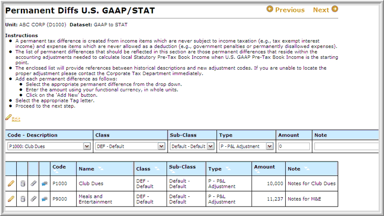 2014.0 permanent differences gaap stat